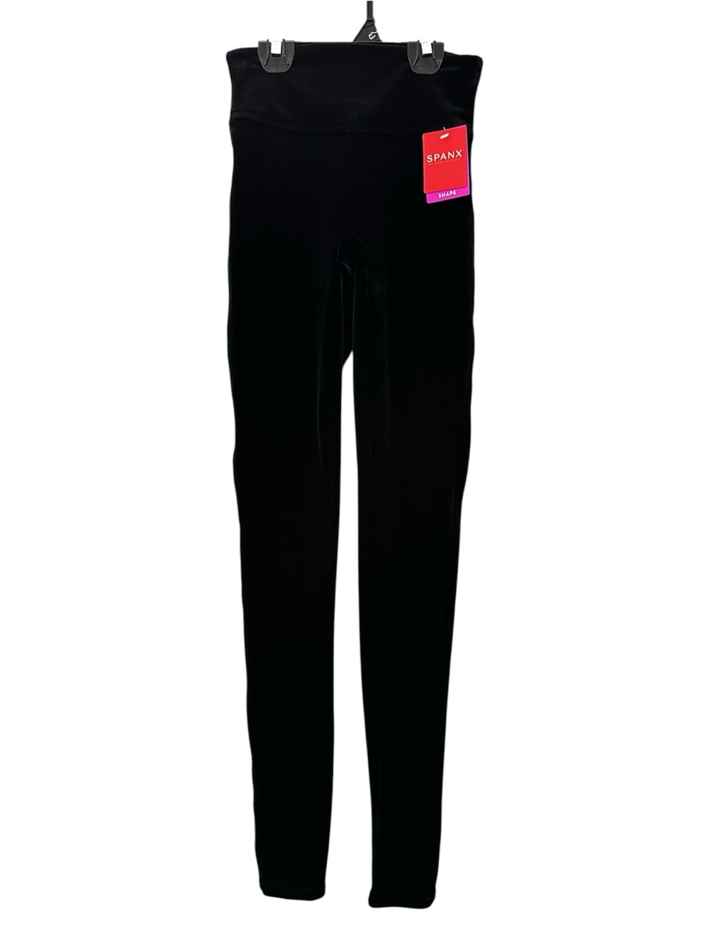 NWT Spanx Velvet Leggings Very Black Women’s Size XS
